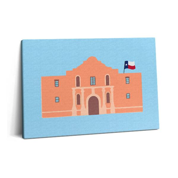 Obraz na plátně 60x40 cm Pomník Alamo v Texasu
