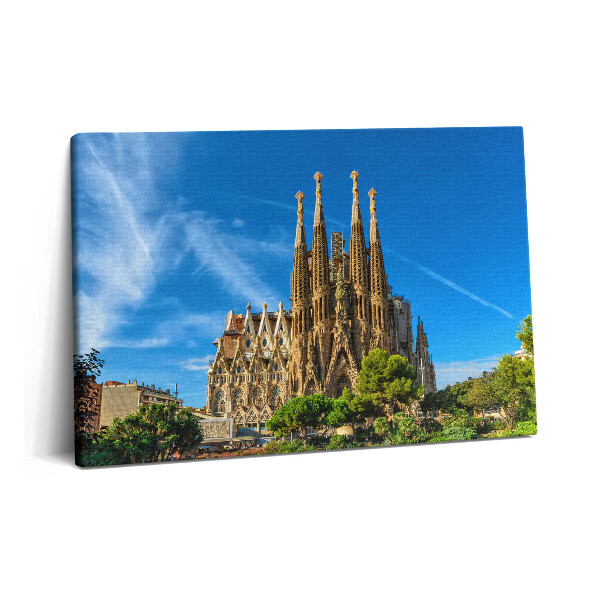 Obraz na plátně 60x40 cm Katedrála Sagrada Familia