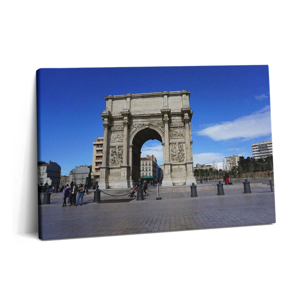 Obraz na plátně 60x40 cm Vítězný oblouk v Marseille