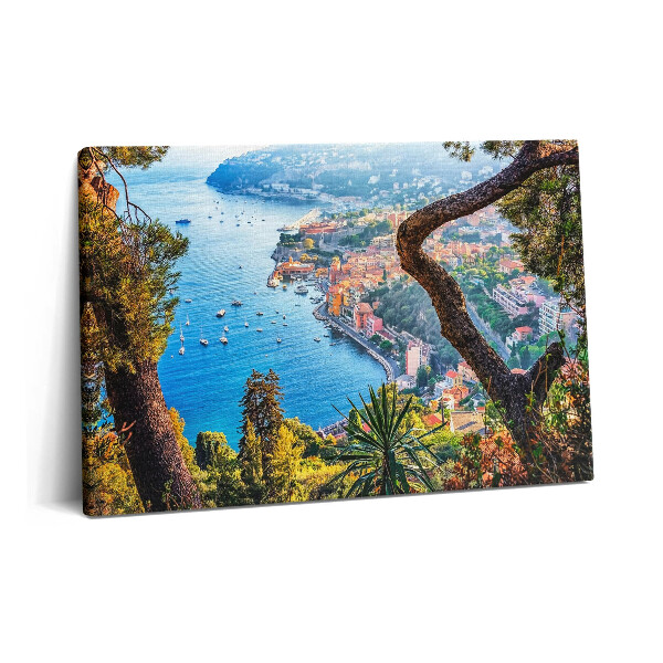 Obraz na plátně 60x40 cm Vesnice Villefranche-sur-Mer