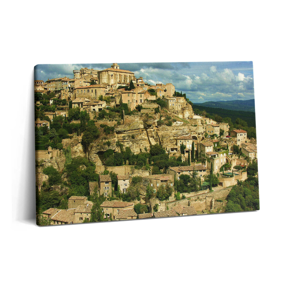 Obraz z fotografie na plátně 60x40 cm Zámek v Provence