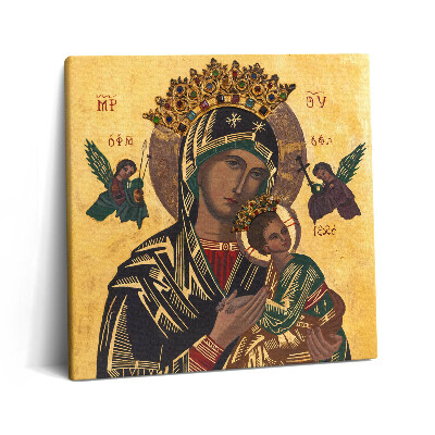 Obraz z fotografie na plátně 60x60 cm Panna Maria Neustálé pomoci