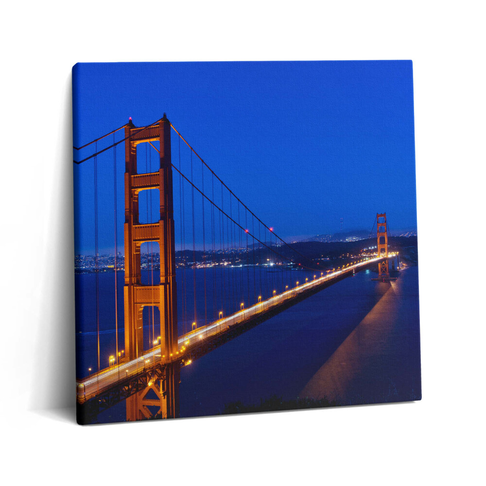 Obraz canvas 60x60 cm Pohled na most Golden Gate