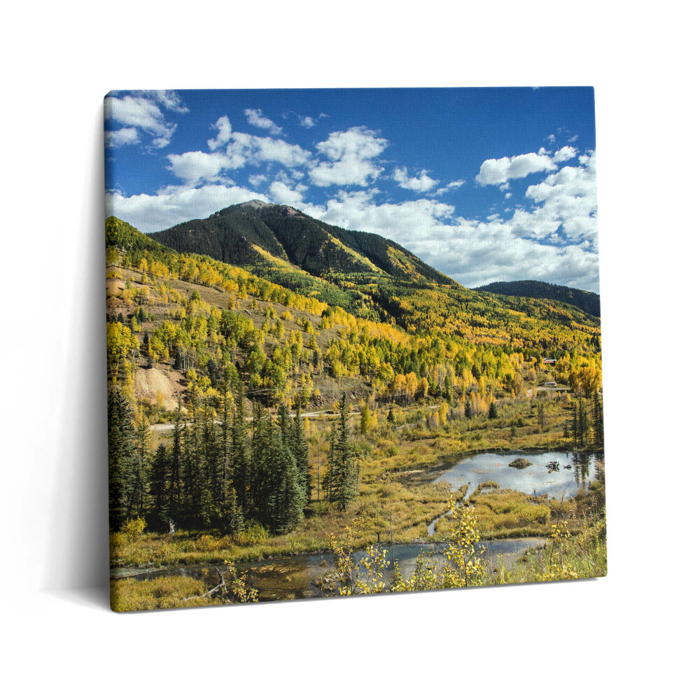 Obraz na plátně 60x60 cm Krajina s horskou vegetací