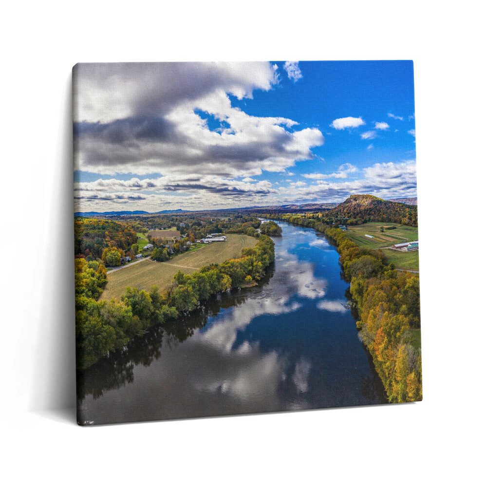 Obraz na plátně 60x60 cm Odraz oblohy v řece