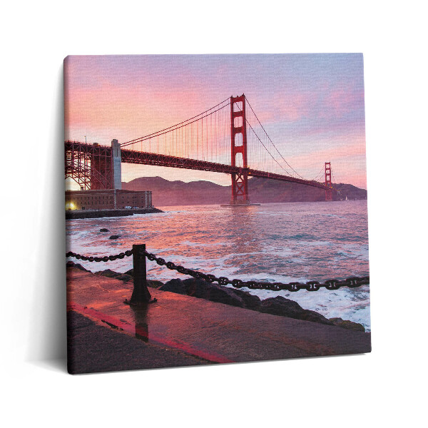 Obraz na plátně 60x60 cm Pohled na most Golden Gate