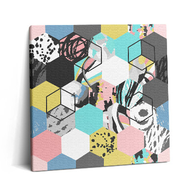Obraz canvas 60x60 cm Geometrická abstrakce