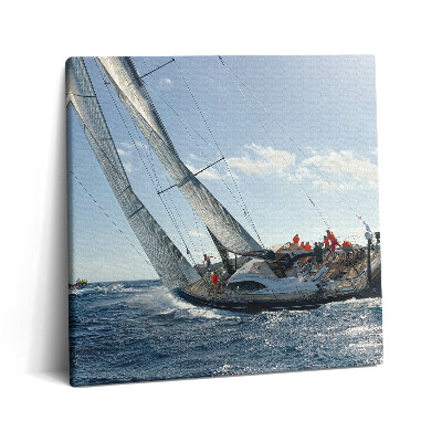 Obraz canvas 60x60 cm Regata plachetnic