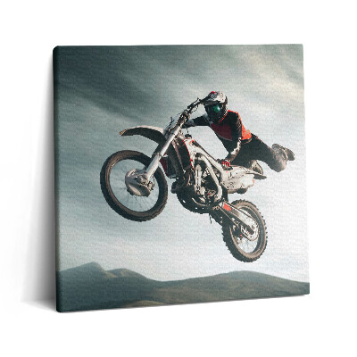 Obraz canvas 60x60 cm Motorový styl a adrenalin