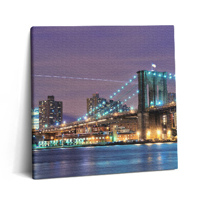 Obraz z fotografie na plátně 60x60 cm Brooklynský most