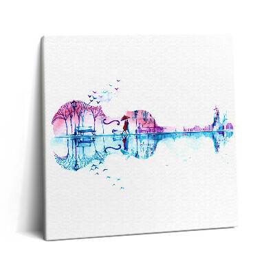 Obraz na plátně 60x60 cm Obraz seladona s parkem