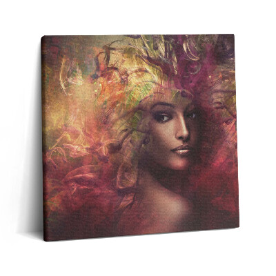 Obraz z fotografie na plátně 60x60 cm Portrét ženy