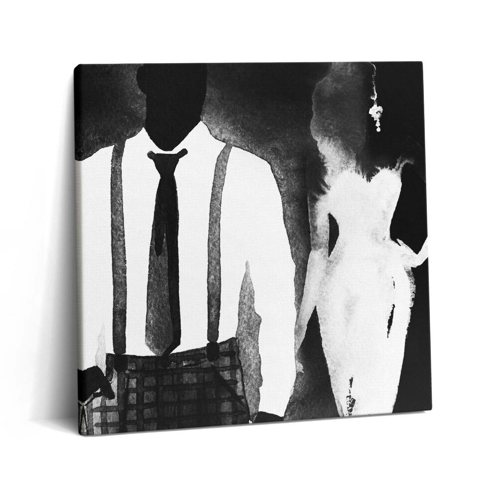 Obraz z fotografie na plátně 60x60 cm Akvarel pro ženy a muže