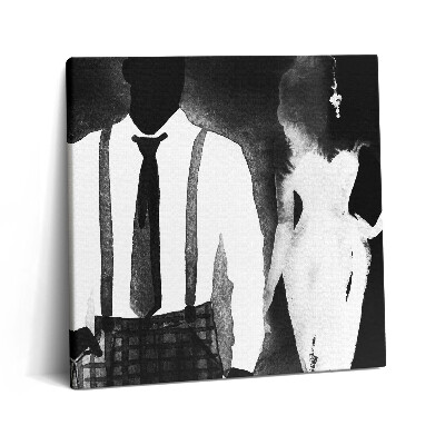 Obraz z fotografie na plátně 60x60 cm Akvarel pro ženy a muže