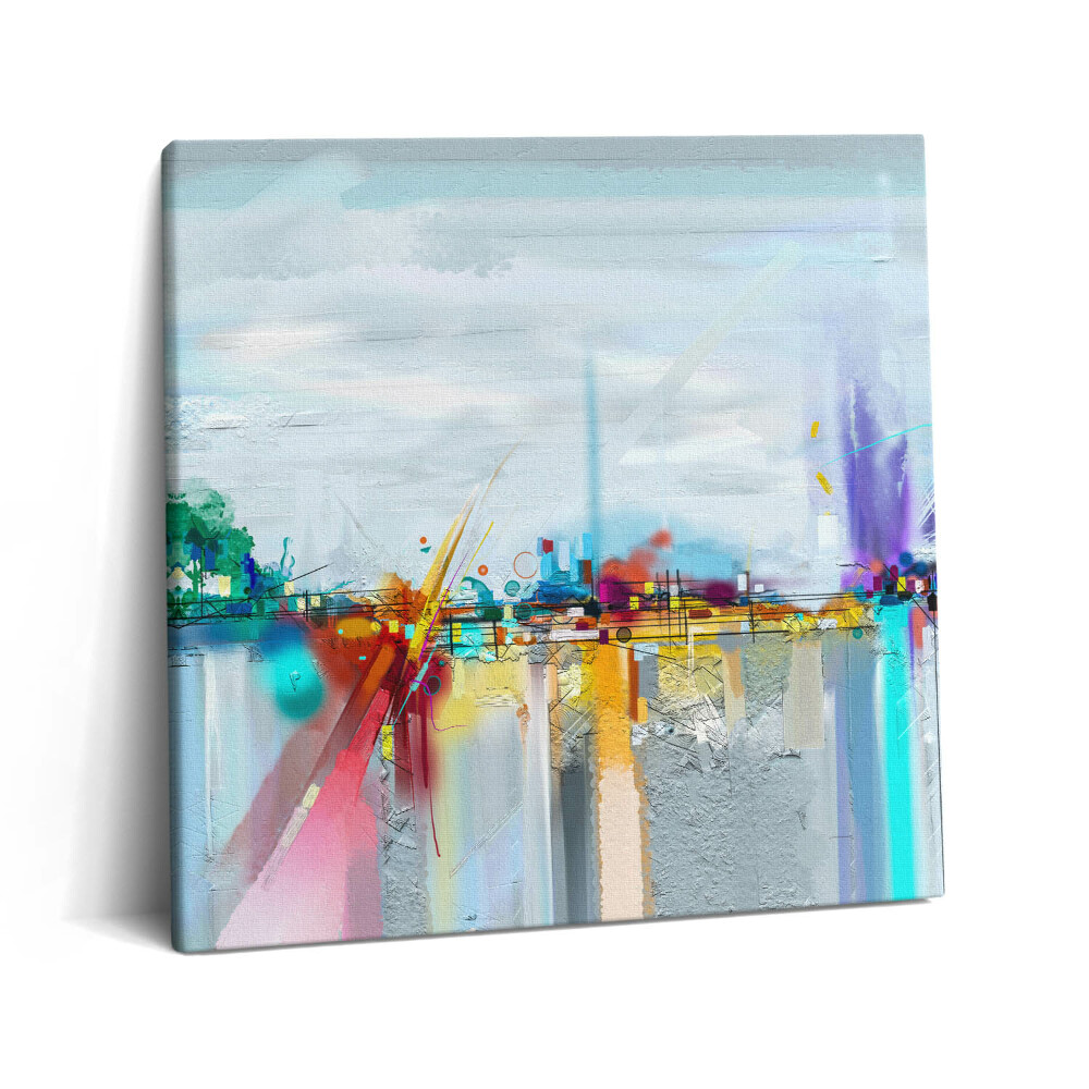 Obraz z fotografie na plátně 60x60 cm Abstraktní most