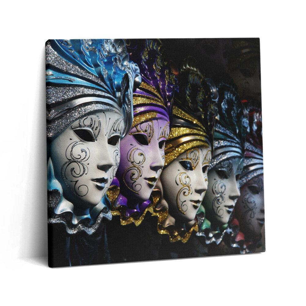 Obraz na plátně 60x60 cm Benátské masky