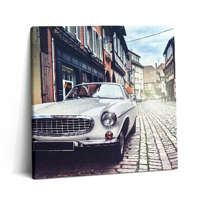 Obraz canvas 60x60 cm Retro auto