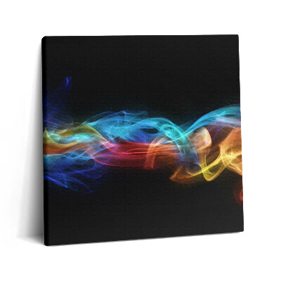 Obraz z fotografie na plátně 60x60 cm Barevné abstraktní světelné linie