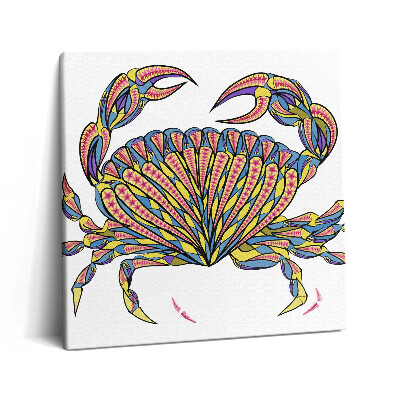 Obraz z fotografie na plátně 60x60 cm Etnický krab