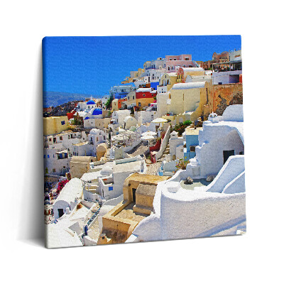 Obraz canvas 60x60 cm Řecko Santorini