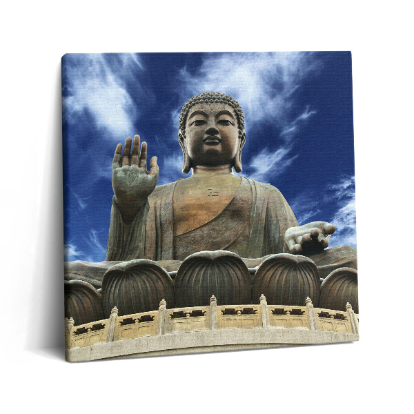 Obraz na plátně 60x60 cm Buddha Tian Tan v Hongkongu