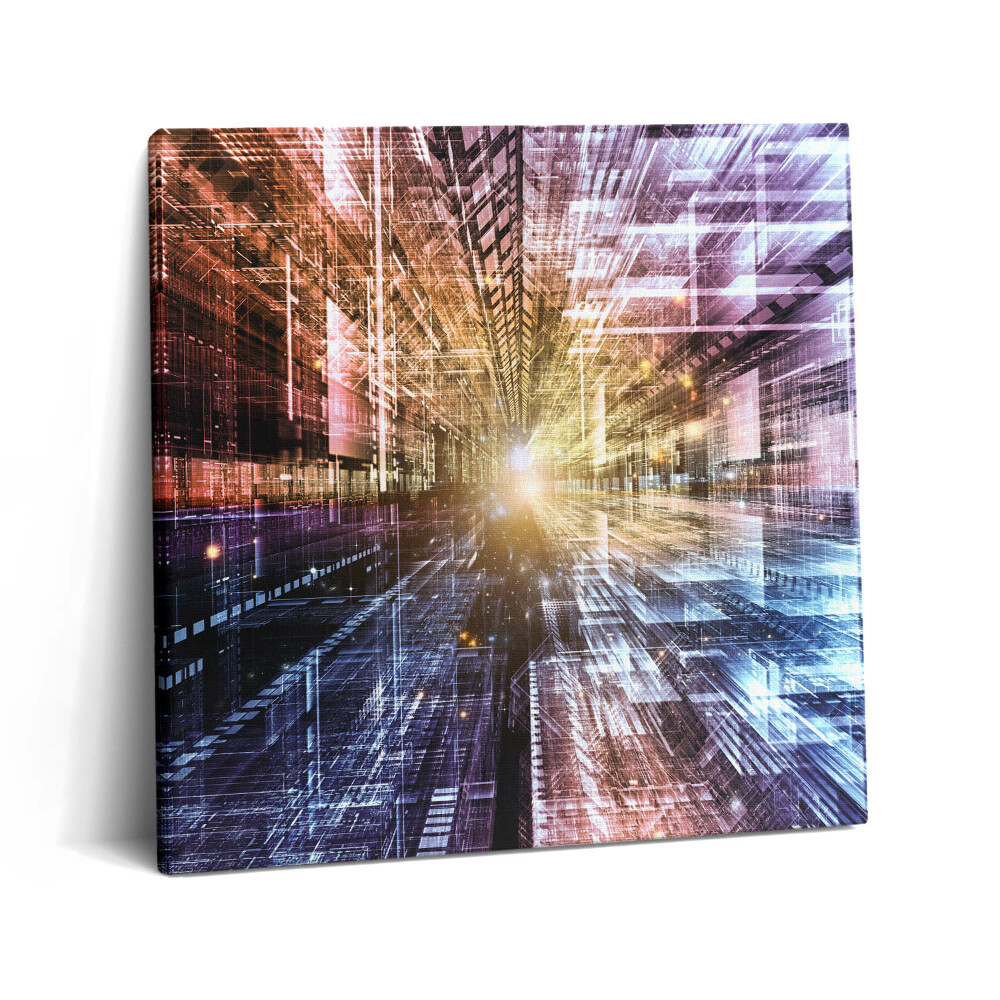 Obraz canvas 60x60 cm Abstraktní vzor světel