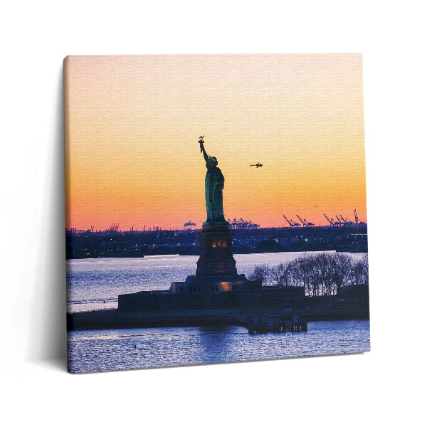 Obraz na plátně 60x60 cm Socha Svobody v New Yorku