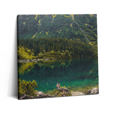 Obraz canvas 60x60 cm Morskie Oko v Tatrách