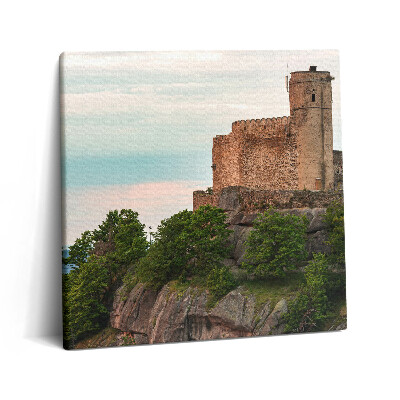 Obraz canvas 60x60 cm Hrad Chojnik Jelenia Góra