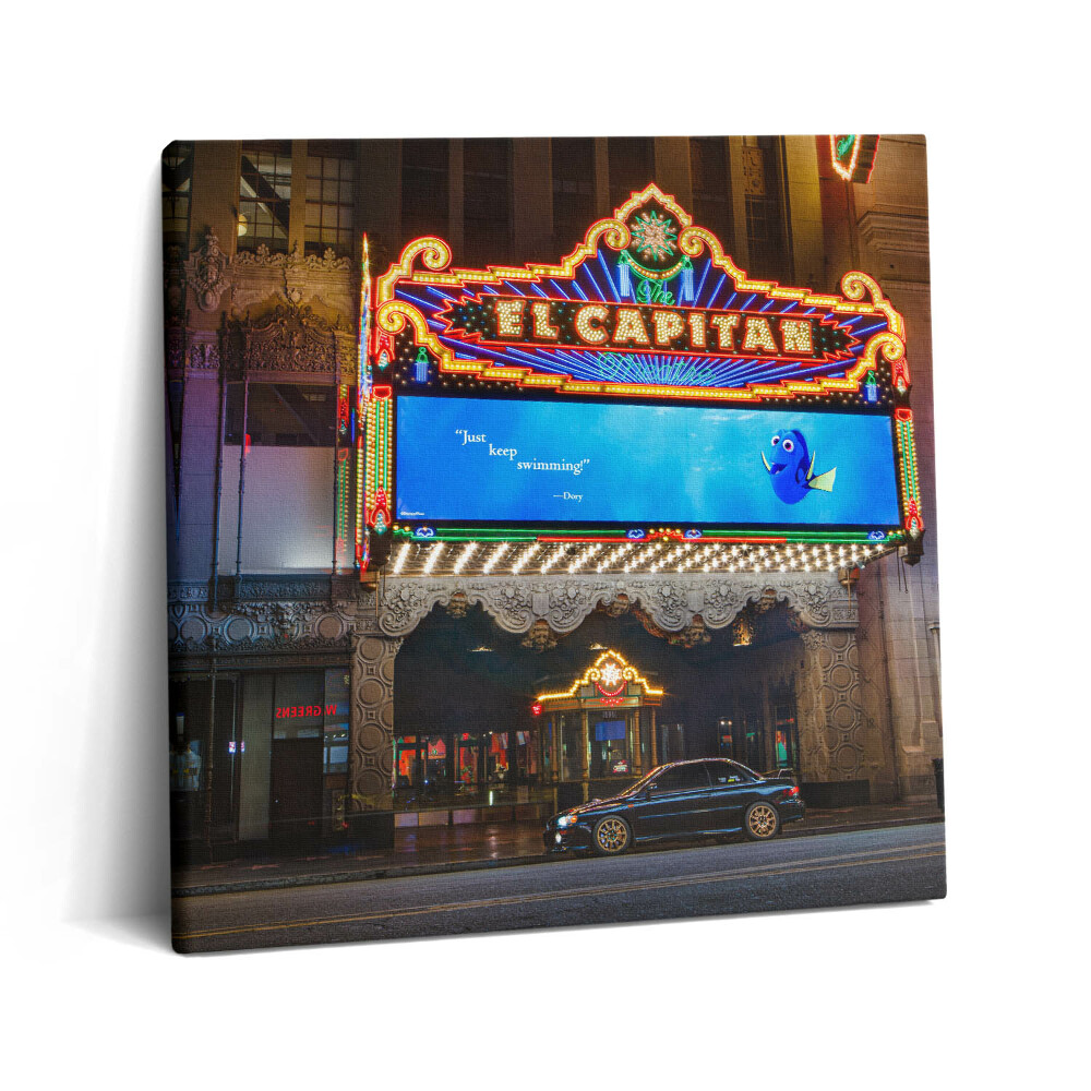 Obraz canvas 60x60 cm Divadlo Ej Capitan v Los Angeles