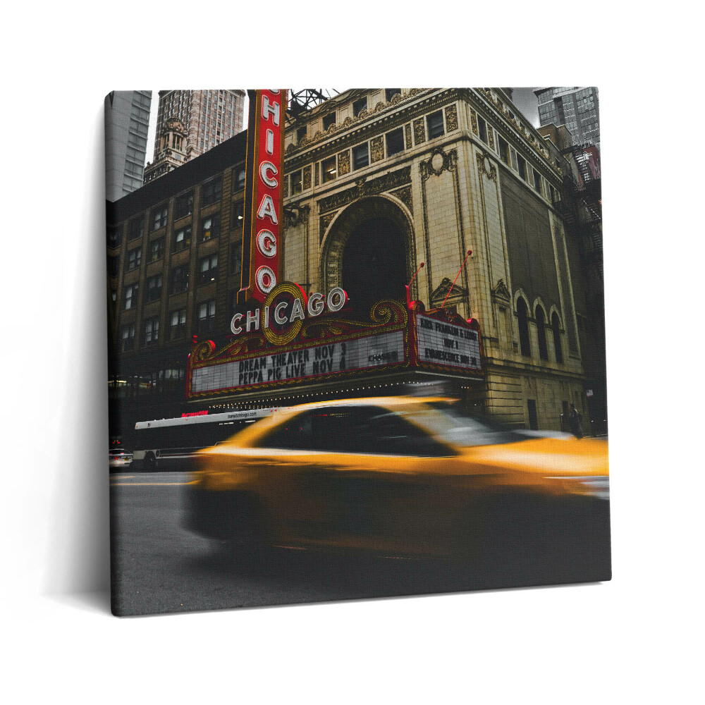 Obraz canvas 60x60 cm Divadlo v Chicagu