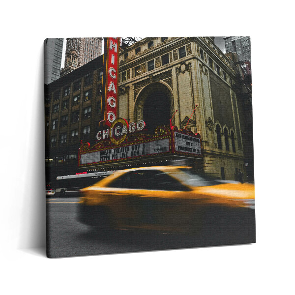 Obraz canvas 60x60 cm Divadlo v Chicagu