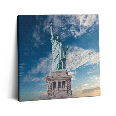 Obraz na plátně 60x60 cm Socha Svobody v New Yorku