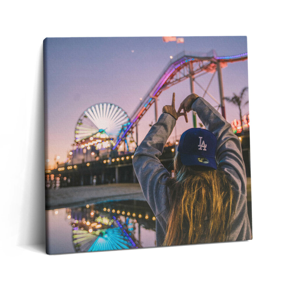 Obraz na plátně 60x60 cm Santa Monica v USA