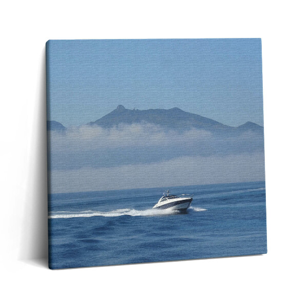 Obraz z fotografie na plátně 60x60 cm Plachetnice na oceánu