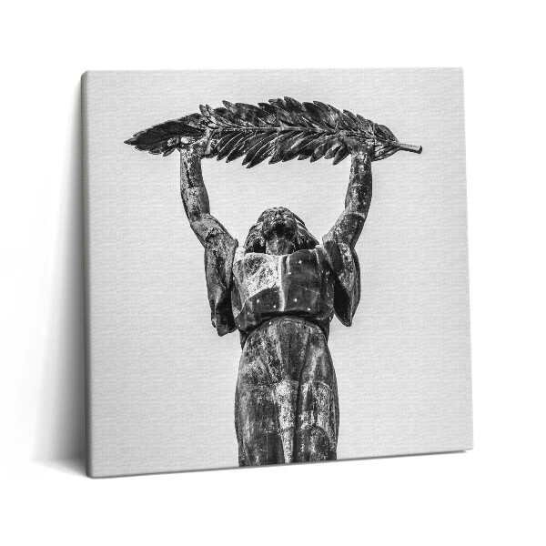 Obraz z fotografie na plátně 60x60 cm Socha Svobody v Budapešti