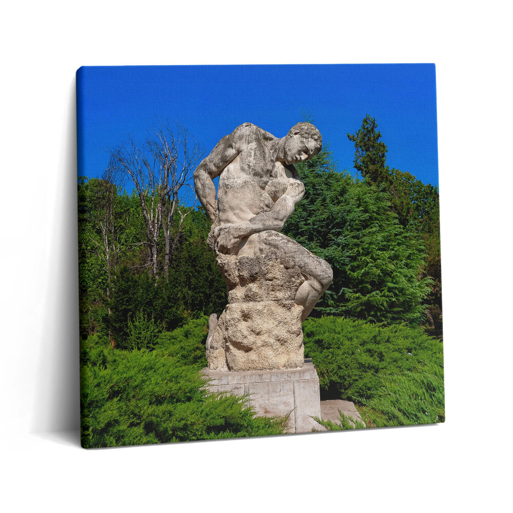 Obraz na plátně 60x60 cm Obří socha z Bukurešti