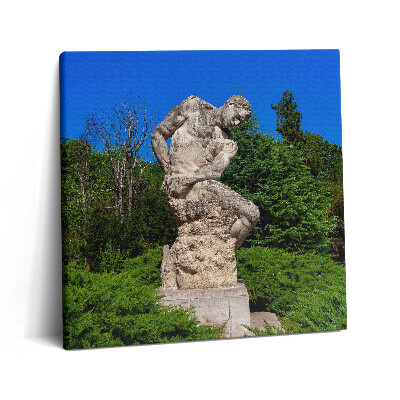 Obraz na plátně 60x60 cm Obří socha z Bukurešti