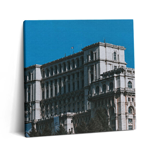 Obraz z fotografie na plátně 60x60 cm Lidový palác v Bukurešti