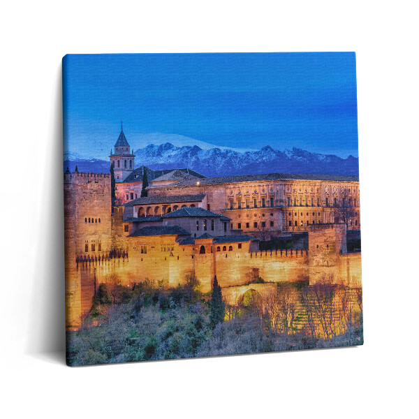 Obraz canvas 60x60 cm Andaluské hradby v Granadě