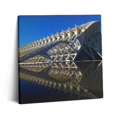 Obraz canvas 60x60 cm Muzeum vědy ve Valencii