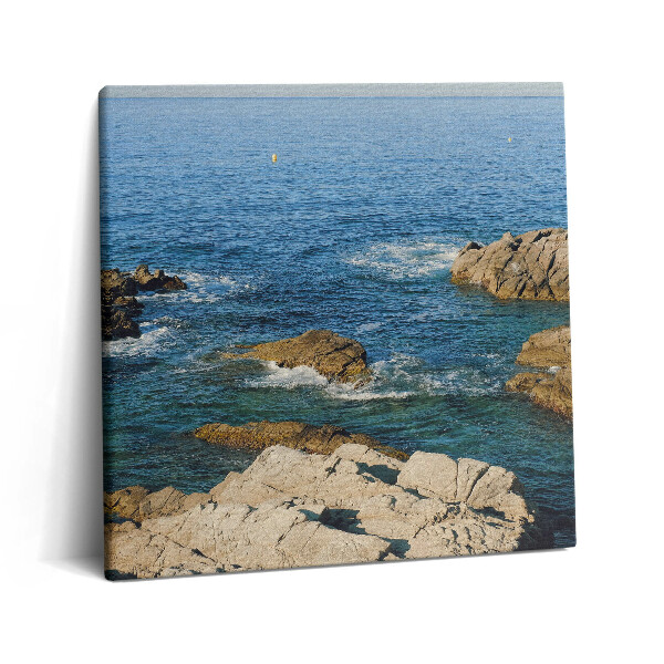 Obraz na plátně 60x60 cm Pobřeží Costa Brava