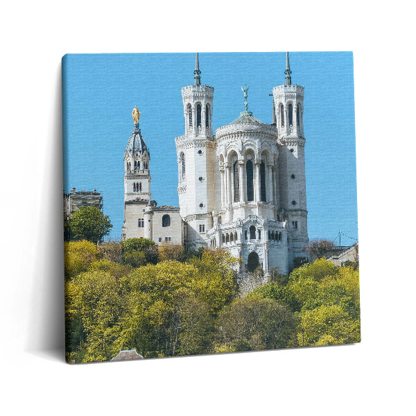 Obraz na plátně 60x60 cm Bazilika Notre-Dame