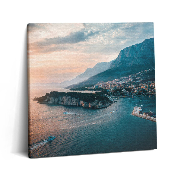 Obraz na plátně 60x60 cm Ostrov v Chorvatsku