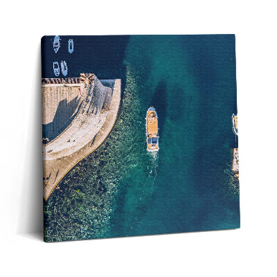 Obraz canvas 60x60 cm Plachetnice na vodě