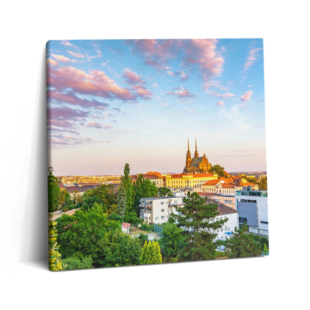 Obraz na plátně 60x60 cm Budovy Brno Česká republika