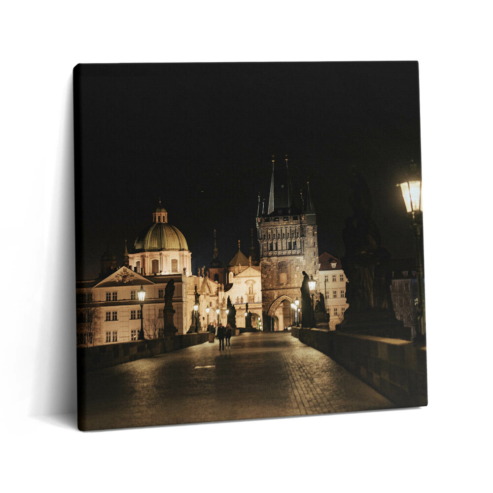 Obraz canvas 60x60 cm Karlův most v Praze