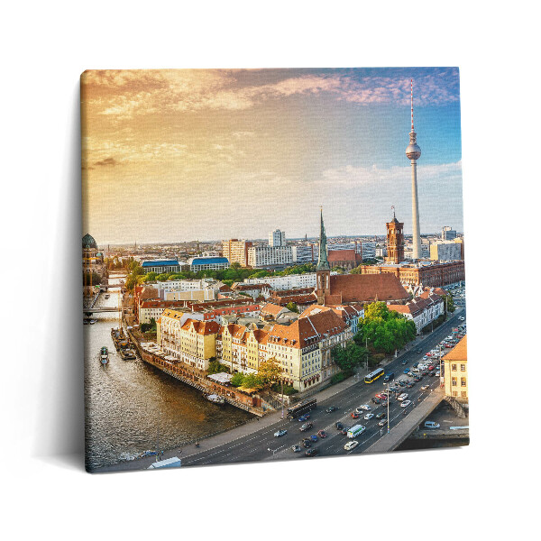 Obraz na plátně 60x60 cm Pohled na Berlín