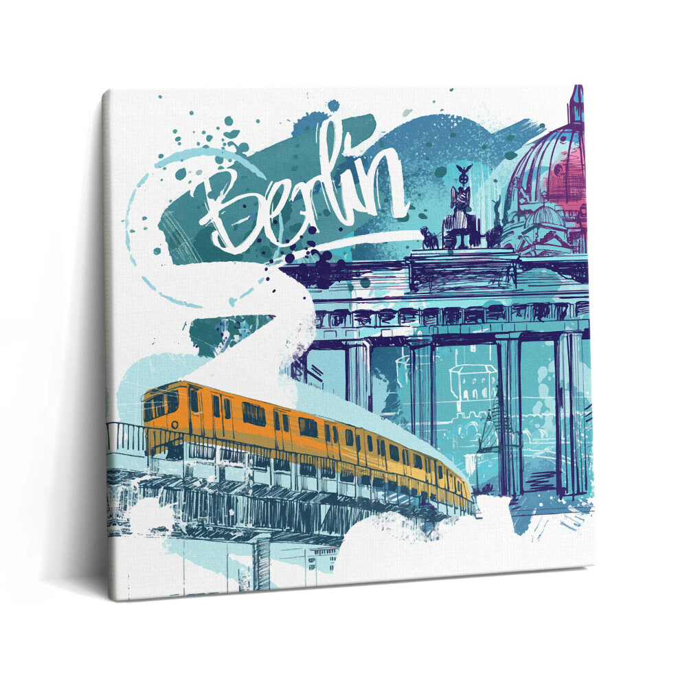 Obraz na plátně 60x60 cm Cestování po Berlíně