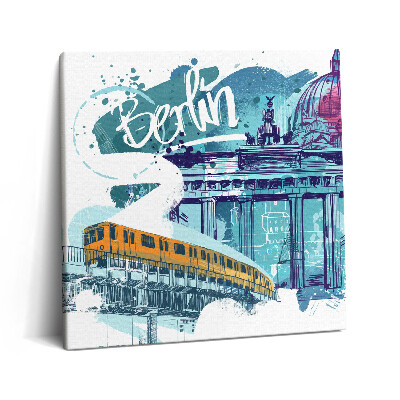 Obraz na plátně 60x60 cm Cestování po Berlíně
